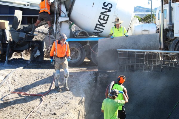 Shotcrete composite rebar